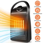 Portable Space Heater, 1500W Mini Desk Fan Personal Electric Open. Price: $15.99.