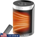 Adjustable Portable Space Heater W/ Remote Control Thermostat & Safety Features New. Price: $35.27.