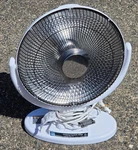 One Stop Gardens Winter Oscillating Electric Parabolic Heater 450/900W Used. Price: $12.00.