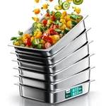 Wantjoin Steam Table Hotel Pans 1/2 Half Size 2.5 Inch Deep 6 Pack, Stainless... New. Price: $69.95.