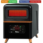 New Upgraded Dual Heating Hybrid Portable Infrared Space Heater, 1500W With R.... Price: $165.50.