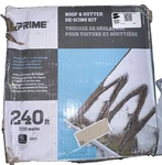 Prime RHC1200W240 Roof & Gutter De-icing Kit Heating Cable Open. Price: $89.99.