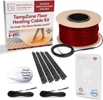 Warmlyyours Heated Floor System Cable Kit 23 Sqft 120V Radiant Electric New. Price: $421.00.