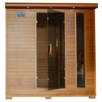 Blue Heatwave 6-PERSON Cedar Sauna With Carbon Heaters SA1323 New. Price: $5399.00.