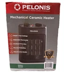 Pelonis 9 Mechanical Ceramic Space Heater 1500 Watt W/ Thermostat CH1001 New Open. Price: $19.99.