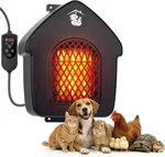 600W Dog House Heater With Shermostat, Wall Mount, 10FT Anti Bite Cord New. Price: $75.00.