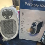 Ulp 500W Electric Wall Heater, Timer, Auto Shut-off, 2 Settings, Black/white Open. Price: $13.00.