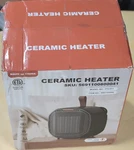 Intertek Ceramic Heater PTC911 Electric 120V Black Floor Desk/tabletop New. Price: $18.00.