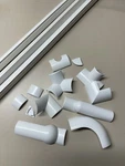 12 Ft Commercial Electric 1/4 Round Cord Channel Kit Open. Price: $9.95.