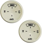 2PCS Baseboard Heater Thermostat Temperature Control Dial Knob Beige New. Price: $14.76.