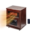 Comfort Zone Wood Cabinet Space Heater With Remote, 16 Inch, Adjustable Thermo Open. Price: $72.28.
