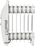Optimus H-6003 Mini Portable Oil Filled Radiator Heater White Open. Price: $59.00.