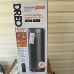 Dreo DWSH06 10-IN Portable Space Heater With Remote 1500W New. Price: $39.95.