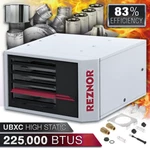 Reznor Ubxc 225,000 Btu High Static Natural Gas/lp Propane Unit Heater + Venting New. Price: $4999.00.
