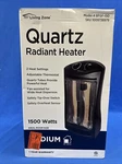 Living Zone 1500-WATT Electric Tower Quartz Infrared Space Heater BFGF-15D New. Price: $38.99.