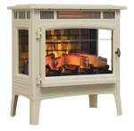 Duraflame Freestanding Electric Fireplace W/ 3D Effect Cream Color New. Price: $220.98.