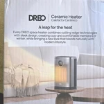 Dreo Atom Core Ceramic Heater, Oscillating, Remote Control, 1500W, Settings New. Price: $30.00.