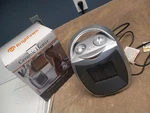 Brightown Portable Ceramic Electric Space Heater 1500W / 700W Heats Used Once. Price: $32.00.