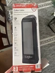 Lasko Ceramic Tower Heater CT16558 Black Oscillation Thermostat 1500W Open. Price: $30.00.