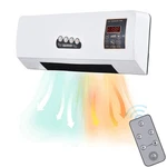 2 In 1800W Wall Mounted Heater Air Conditioner Fan Combo Remote Control Q7S0 New. Price: $68.95.