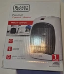 Black And Decker BHDC500W46 Personal Ceramic Heater New. Price: $37.99.