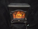 Stone Infrared Portable Heater 1500W 120V Flame Effect Thermostat Open. Price: $75.50.