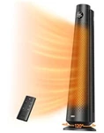 Dreo Space Large Room, 30" Electric Heaters With Remote, 120 Black New. Price: $179.35.
