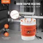 Vevor Gallon Metal Drum Heater 800 Watt 7.75 Inch WIDTH86-302 Adjustable New. Price: $51.99.