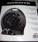 Ovente Desk Fan Heater Carry Handle Adjustable Thermostat Power Indicator Light New. Price: $19.99.