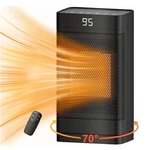 Atupen Space Heater, 1500W Ptc Portable Quiet Electric Timer Remote New. Price: $23.99.