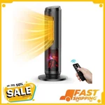 Nftigb 24 Inch Space Heater, 1500W Quiet Oscillating Ceramic New. Price: $56.99.