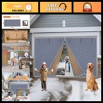 Garage Door Insulation Kit 2-CAR 16X7FT Magnetic Thermal Cover For Winter, Gray New. Price: $105.99.