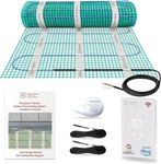 9 Sqft Heated Floor Mat Kit With UWG5 Wifi Thermostat, Sensors, Install Tester - New. Price: $730.36.