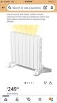 Eueiriup Plug-in Electric 1500W Portable Wall/space Panel Heater New!. Price: $80.00.