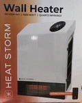 Storm 1000 Watt Infrared Wall Mount Space Heater White New. Price: $99.99.