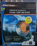 Open Box Protemp Propane Radiant Tank-top Heater 1PT-16-TTC Portable 16000 Btu. Price: $30.00.