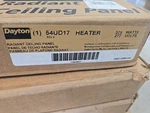 Dayton Drop Ceiling Tile Electric Heater 54UD17, 277V Ac, 375W, 24" X Panel New. Price: $275.00.