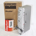 1X Dayton Portable Electric Heater 1500 120V Ac 53TY90 Open. Price: $59.99.