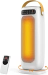 Space Heater, 1500W Ptc Ceramic Electric Heaters For Indoor Use With Remote, 4 New. Price: $28.33.