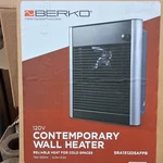 Berko Wall Heater 120V 750-1500W Black Silver Rotary Knob SRA1512DSAFPB New. Price: $99.99.