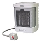 Lasko 8" 1500W Bathroom Optimized Space Heater W/ Alci Safety Plug And Timer New. Price: $55.01.