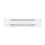 27.875 In. 240/208-VOLT 500/375-WATT Electric Baseboard Heater White New. Price: $49.85.