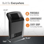 Lasko Cyclonic Ceramic Full Room Heater W/front Adjustable Air Intake CC24925 Open. Price: $56.25.