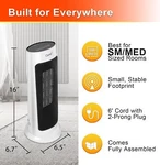 Oscillating Portable Ceramic Tower Heater 1500W Digital Thermostat 12-HOUR Timer New. Price: $40.99.