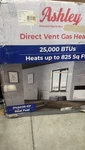 Ashley DVAG25-DF Direct Vent Gas Heater Open. Price: $719.10.