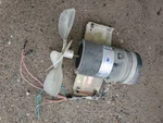 Mr Heater Motor Y5L239D41 21809 26975 & Fan 26866 Mount Bracket 22334 MH175KTR Used. Price: $205.00.