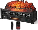 Turbro Eternal Flame 26 In. Wifi Infrared Quartz Electric Fireplace Log Heater New. Price: $179.99.