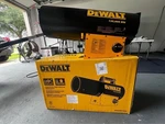 Dewalt DXH125FAV 125,000 Btu Propane Forced Air Portable Heater 3,000 Sq Ft Open. Price: $130.00.