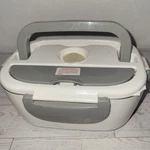 Jiegelin Electric Lunch Box White And Gray 1.5 Liter 100W 110V 12V New No Open. Price: $21.00.