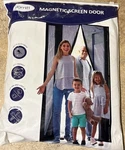 Homitt. Heavy Duty Magnetic Screen Door Mesh Curtain Self-sealing, 39X83 New. Price: $29.99.
